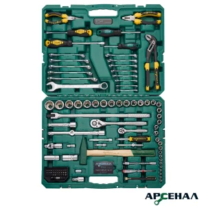 Набор инструмента  1/2", 1/4" "АРСЕНАЛ" 104 предм.
