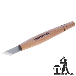 Стамеска резчицкая "ПЕТРОГРАДЪ" косая левая 12мм