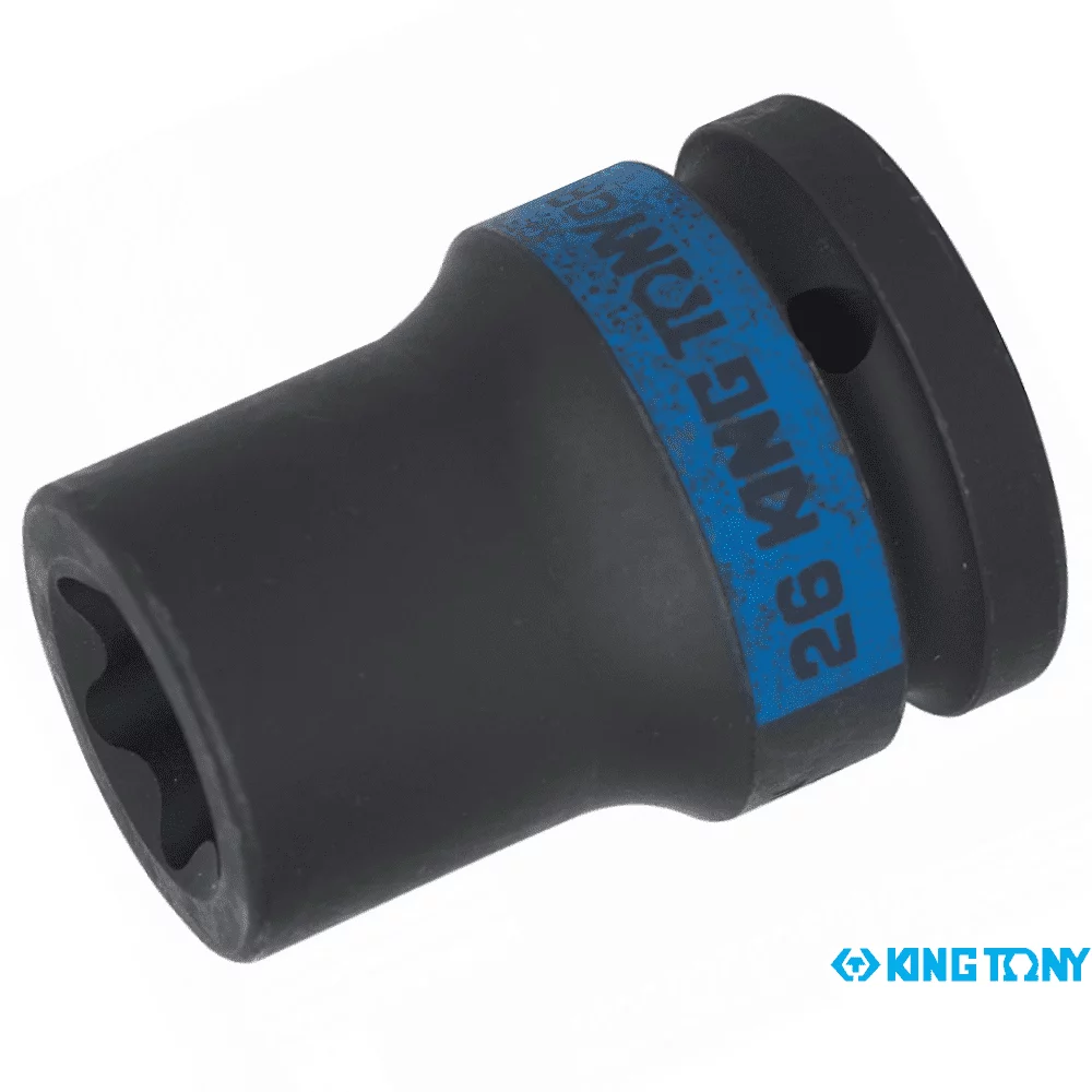 Головка ударная E-профиль Cr-Mo KING TONY