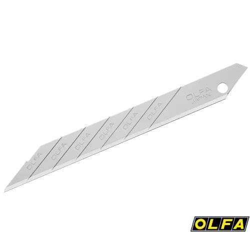 Лезвие сегментированное 9мм "OLFA" для графических работ 10шт