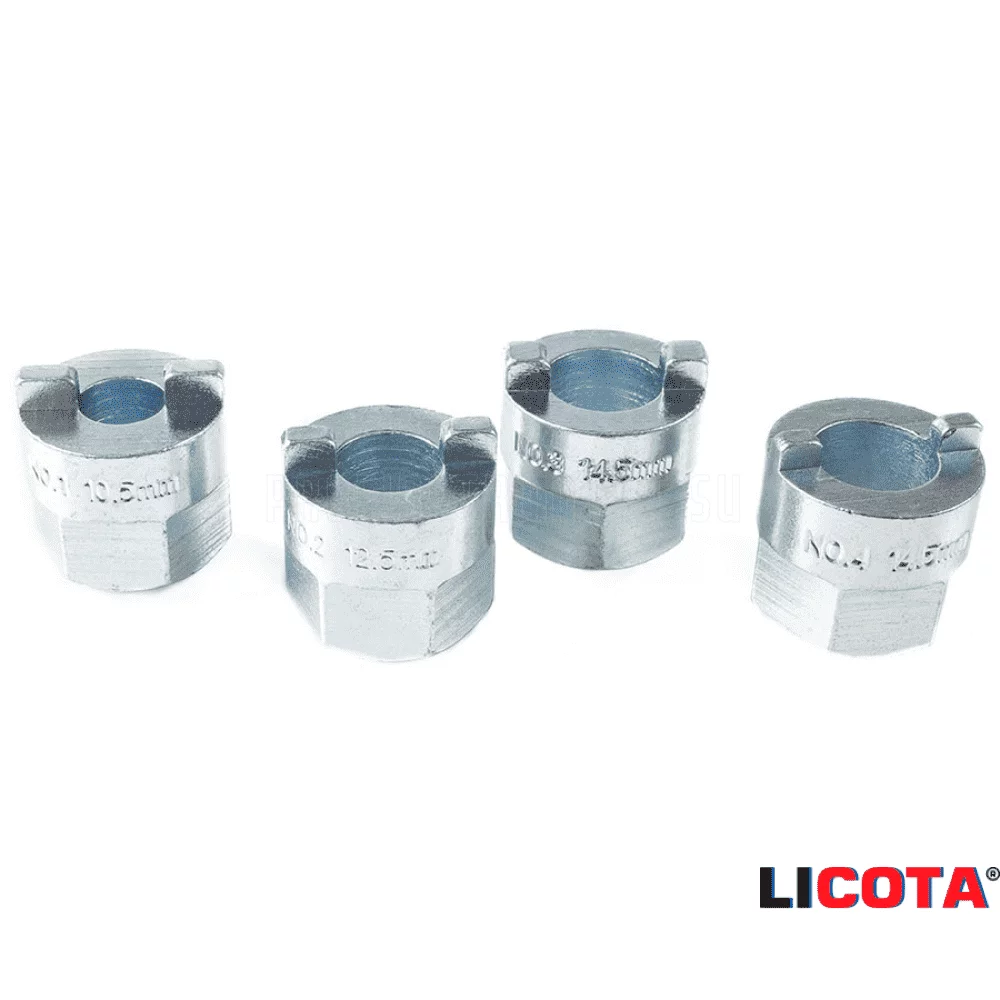 Набор корончатых головок для демонтажа амортизаторов "LICOTA"