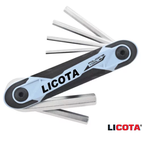 Ключ имбусовый набор HEX складной "LICOTA"