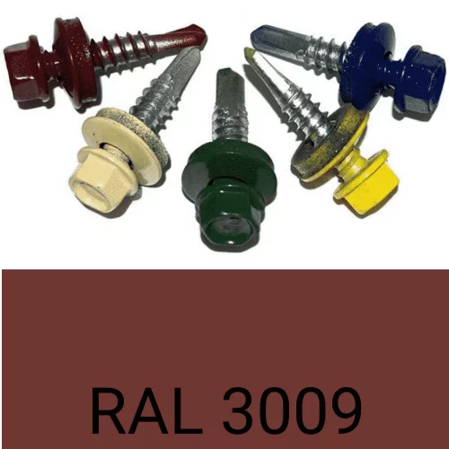 Саморез кровельный по металлу RAL 3009