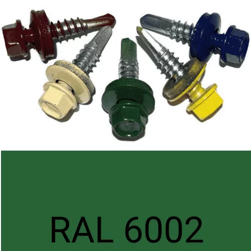 Саморез кровельный по металлу RAL 6002
