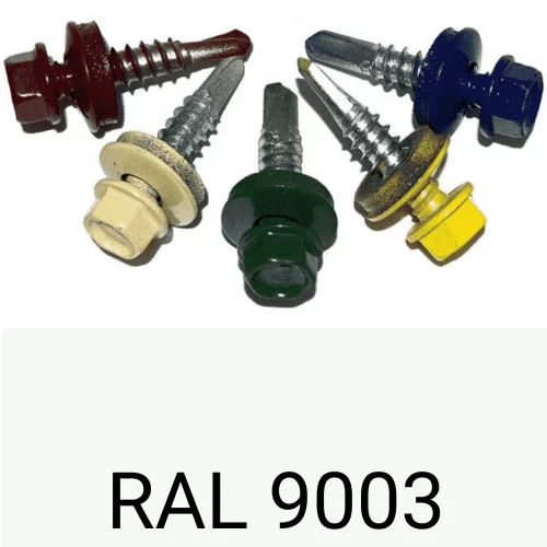 Саморез кровельный по металлу RAL 9003