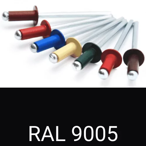 Заклепка вытяжная алюминий-сталь RAL 9005