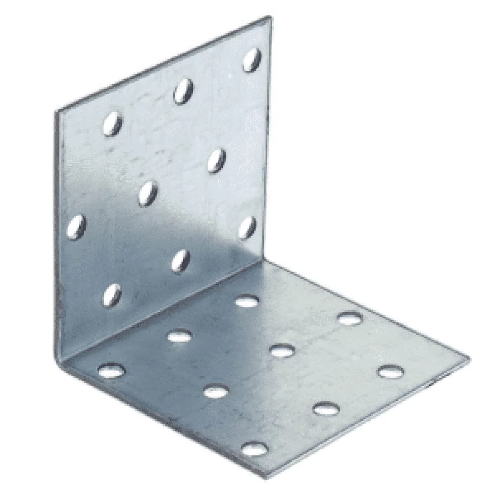 Уголок крепежный универсальный, перфорация равносторонний