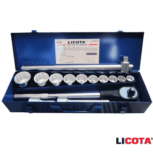 Набор инструмента 3/4" "LICOTA" 15 предм. 22-50 мм в метал. ящике 12гр.