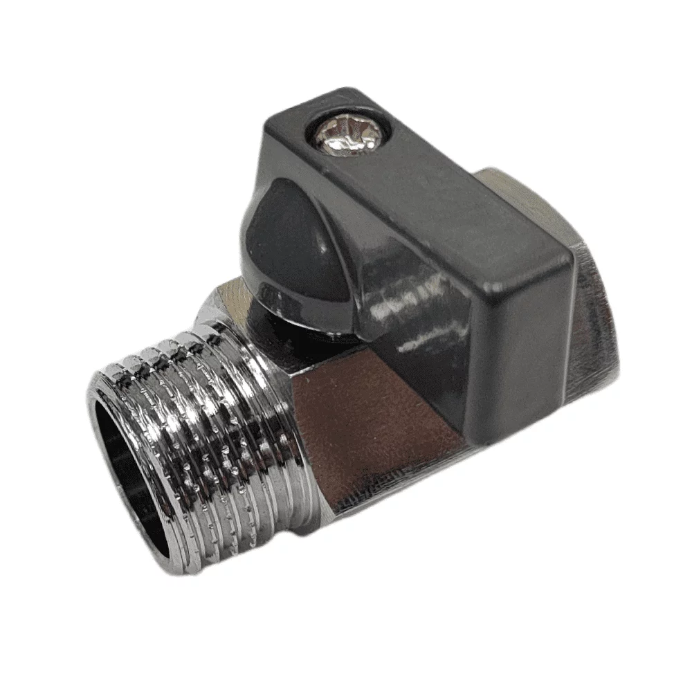 Кран шаровый мини (F)-(M) бабочка