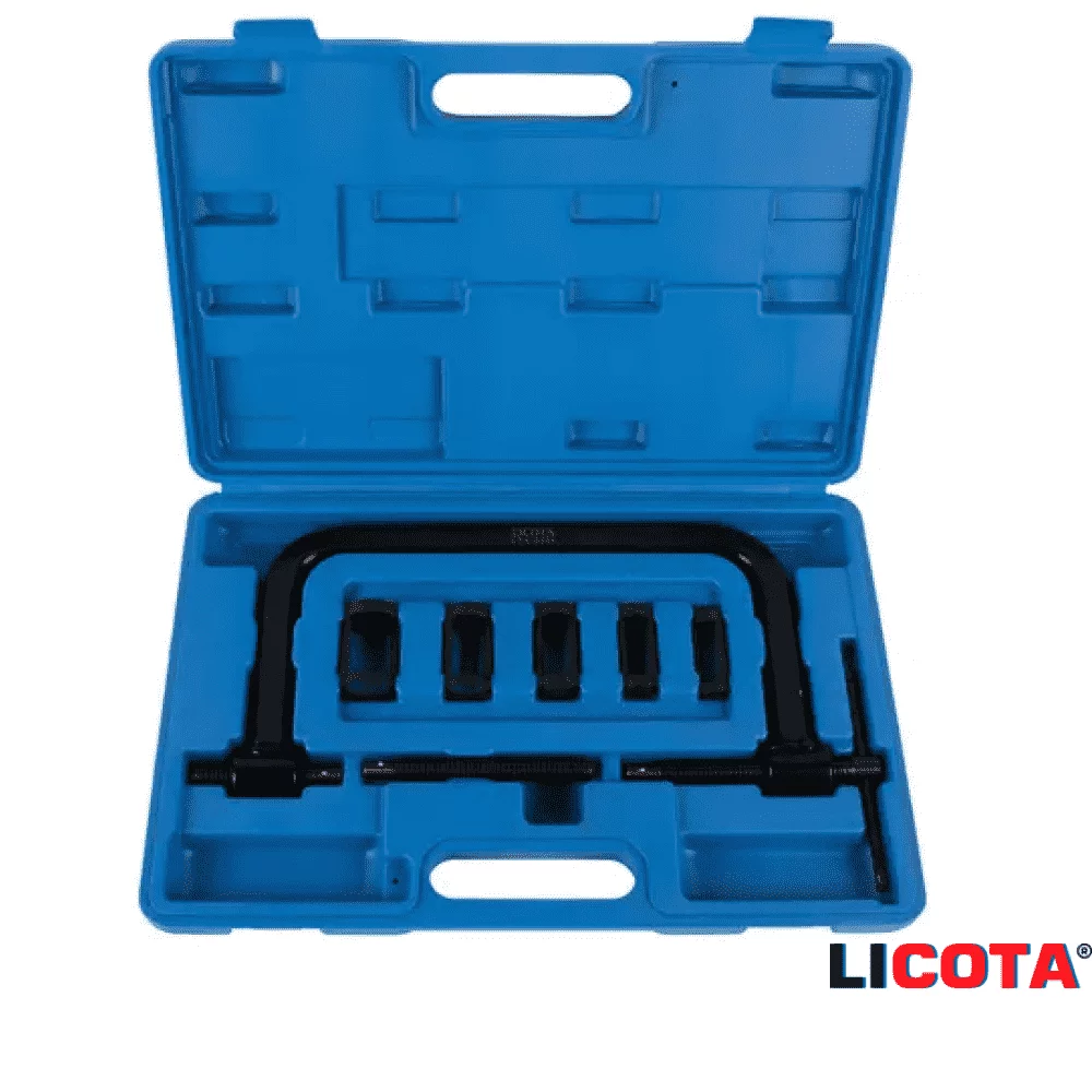 Рассухариватель клапанов С-образный с 5-ю насадками "LICOTA"