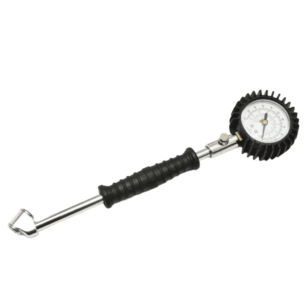 Манометр колесный ручной металлический 15 атм