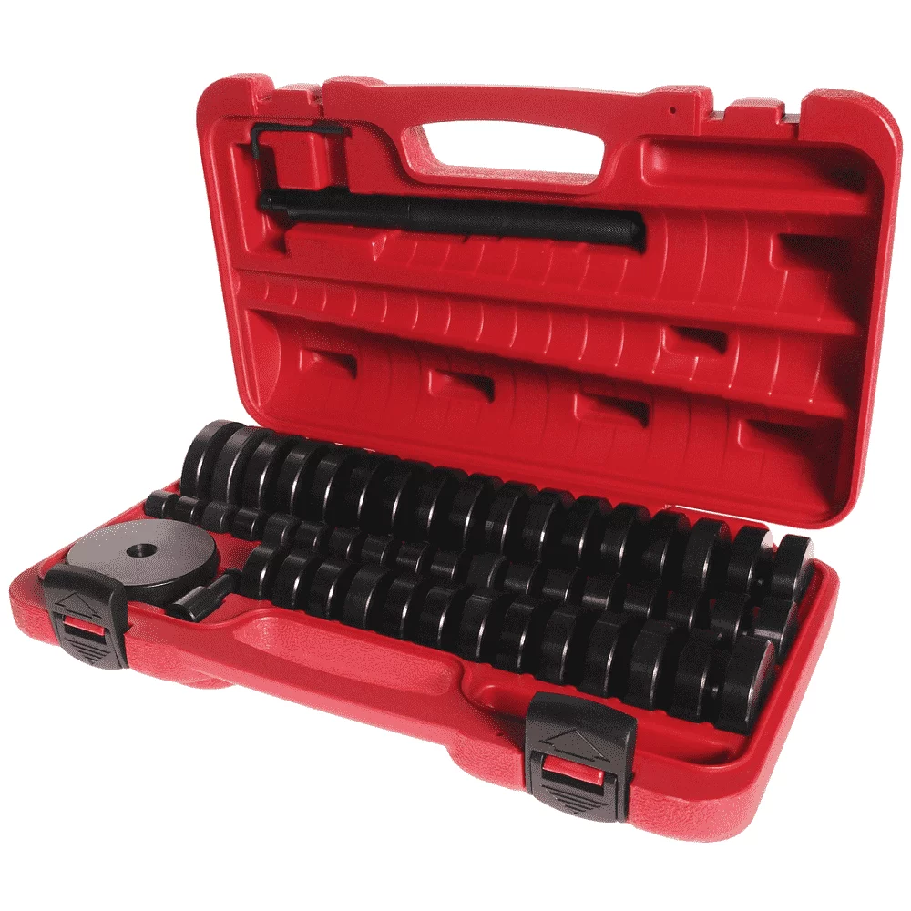 Набор оправок для выпрессовки подшипников, втулок, сальников 18-74 мм 50 предм. "JTC"