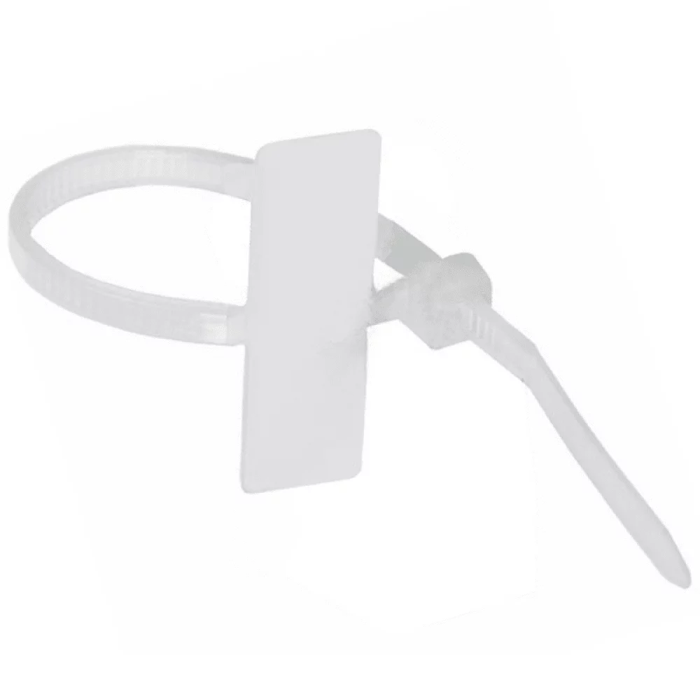 Хомут-стяжка нейлоновый с маркировочной площадкой до замка