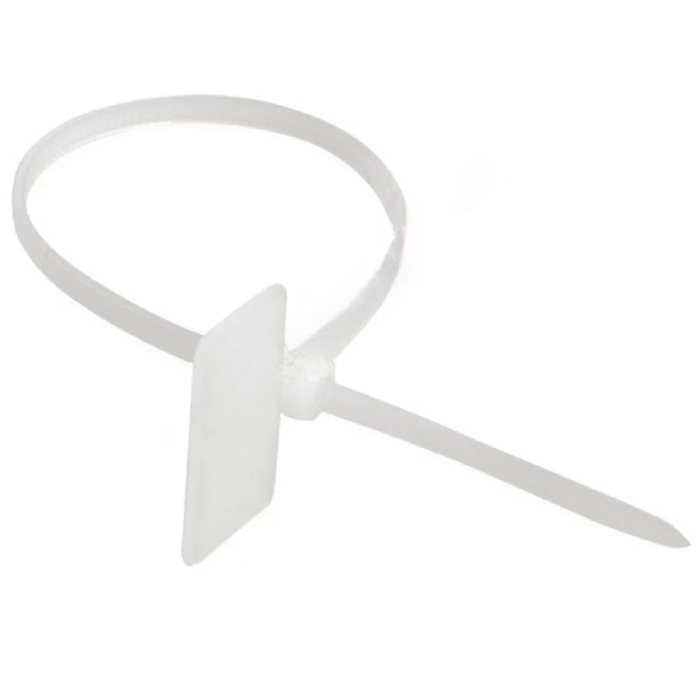 Хомут-стяжка нейлоновый с маркировочной площадкой после замка