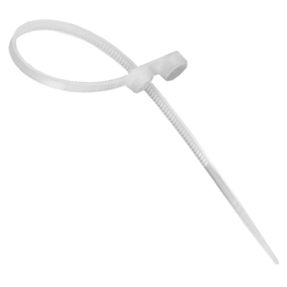 Хомут-стяжка нейлоновый с отверстием под саморез