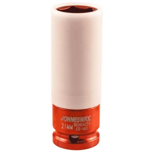 Головка ударная 6 гран. для лит. диск. CrMo 1/2" 21 мм "JONNESWAY"