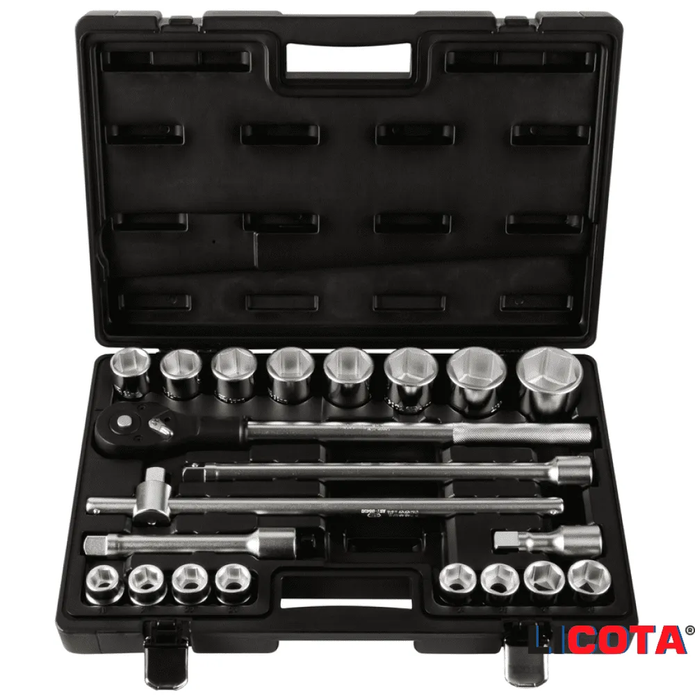 Набор инструмента 3/4" "LICOTA" 21 предм. 19-50 мм в кейсе ALK-6003F-ASK-10060