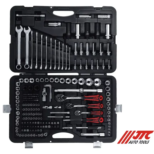 Набор инструмента 1/2", 3/8", 1/4" "JTC" 216 предметов JTC-H216C-B72