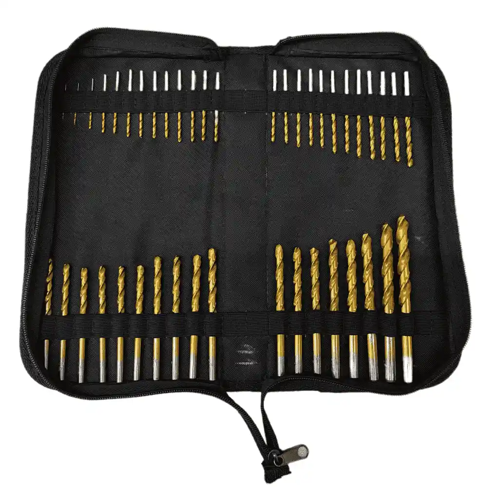 Набор сверл по металлу 43 предм. ВИЗ (нитрид титана) в пенале