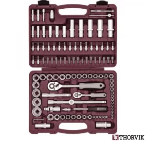 Набор инструмента 1/2″, 1/4″ «THORVIK» 108 предм.