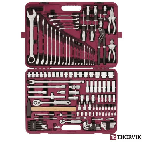 Набор инструмента 1/2", 1/4" "THORVIK" 128 предм. UTS0128