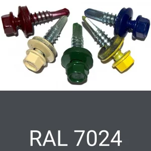 Саморезы кровел. мет. RAL7024 (графитовый серые) 5,5х19 мм